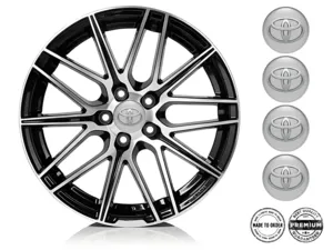 Toyota Emblemas de Rueda Estilo Etiquetas de Cúpula Alta Calidad